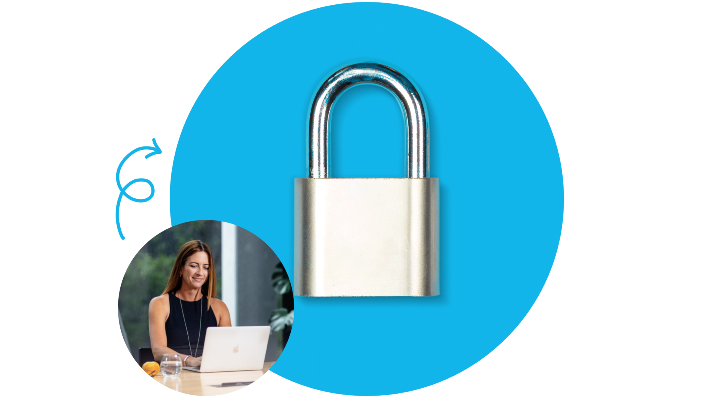 Image shows a secure and private connection taking place on a device.